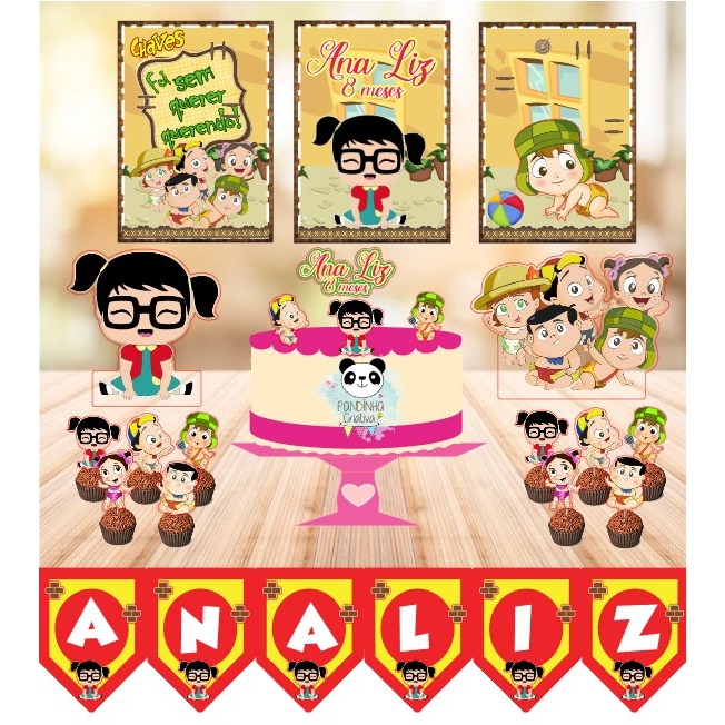 Kit Festa Chiquinha Cute