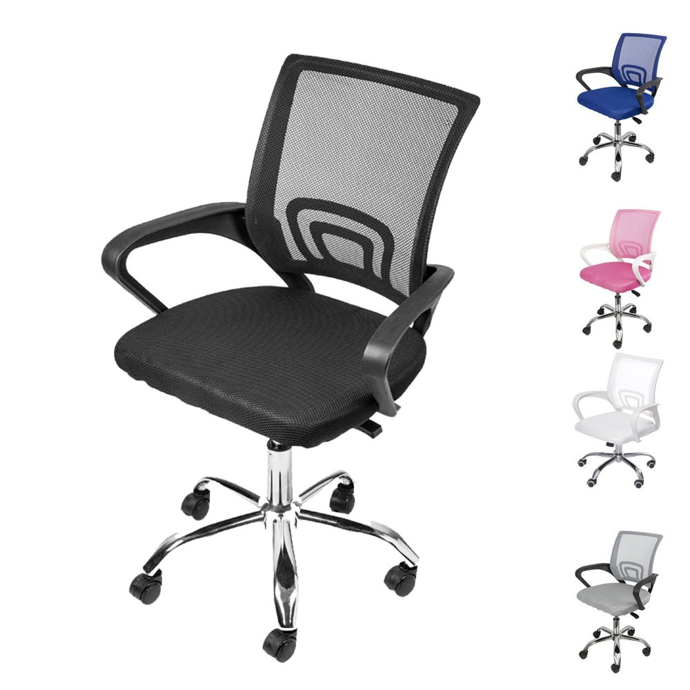 Cadeira de Escritório Tela Mesh Giratória Tok Boxbit assento estofado em Oferta na Shopee