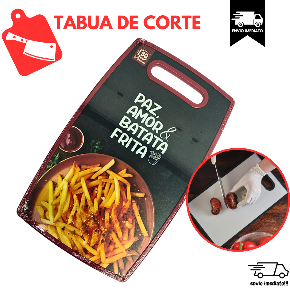 Tábua de Corte Grande de Cozinha para Carne Legumes Salada Comida Utilidade Churrasco
