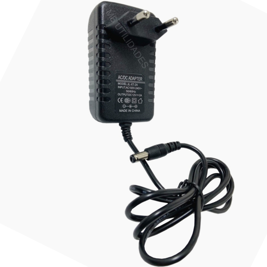 Fonte 12v 2a Estabilizada Chaveada Bivolt Cftv Fita Led Dvr