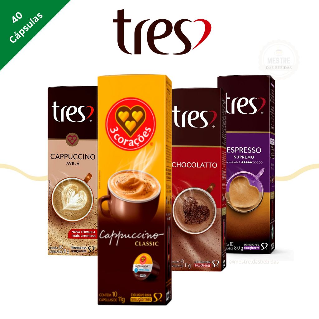 Cápsula Três Corações Cappuccino: Onde Comprar | BuscaProdutos