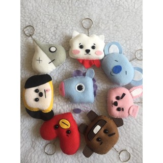 Chaveiro BTS - BT21 em Feltro