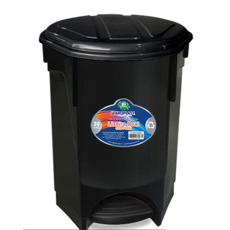 Lixeira pedal 30 litros MELHOR PRECO cozinha, escritório, banheiro toy 25866