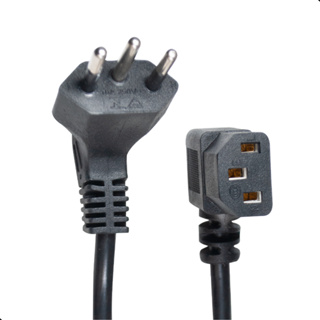 Cabo De Força Tripolar 90º Graus 1.5mts Pc Fontes Monitores em Oferta na Shopee