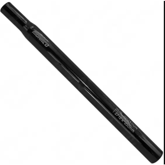 CANOTE DE SELIM 27,2MM ALUMINIO SEM CARRINHO NONACO PRETO FOSCO