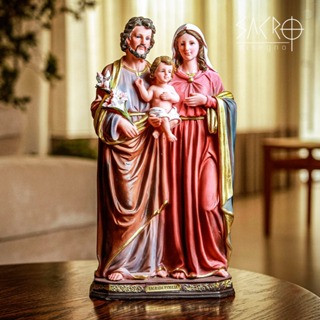 Imagem Sagrada Família Resina 30cm Importada em Oferta na Shopee