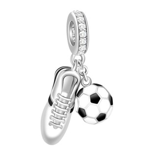 Berloque AMO FUTEBOL 2 em Prata 925 em Oferta na Shopee