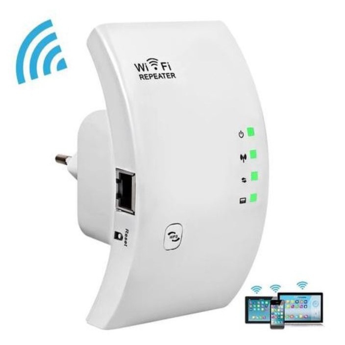 Repetidor Amplificador De Sinal Wifi 300/mbps Ultra Rápido sinal forte Botão WPS 1 Toque Cobertura Estável Consumo Apena em Oferta na Shopee
