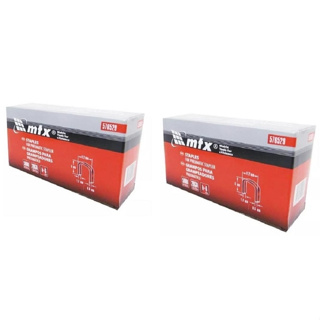 Grampo para grampeador pneumatico 6 mm 2 caixas 10.000 grampos Mtx em Oferta na Shopee