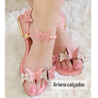 Rasteirinha Borboletas 🦋 em Oferta na Shopee