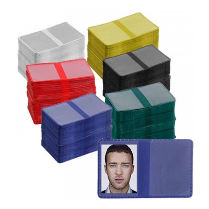 200 carteirinhas para fotos 3x4 cores sortidas conforme estoque