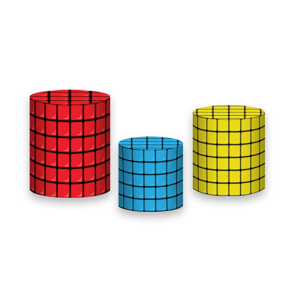 Trio de Capas de Cilindro - Cubo Mágico Matemático 011