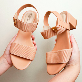 Sandália Modare Feminina Original Salto Bloco Com Elástico Ortopédica Confortável em Oferta na Shopee