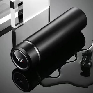 Garrafa Térmica Inteligente Sensor De Temperatura Digital Led Café Água Quente Gelado