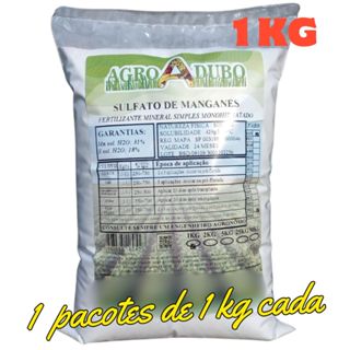 Fertilizante Sulfato De Manganês 1kg Adubo Ferti Hidroponia em Oferta na Shopee