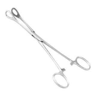 Pinça Foerster 24 cm reta Aço Inoxidavel Autoclavavel