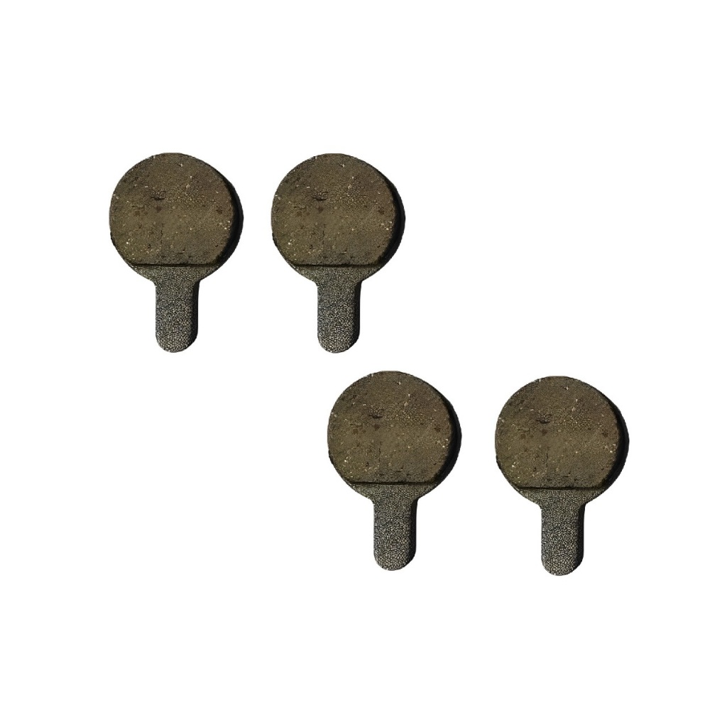 Pastilha Redonda Freio Disco Mecanico Paco Bike 2 Pares em Oferta na Shopee