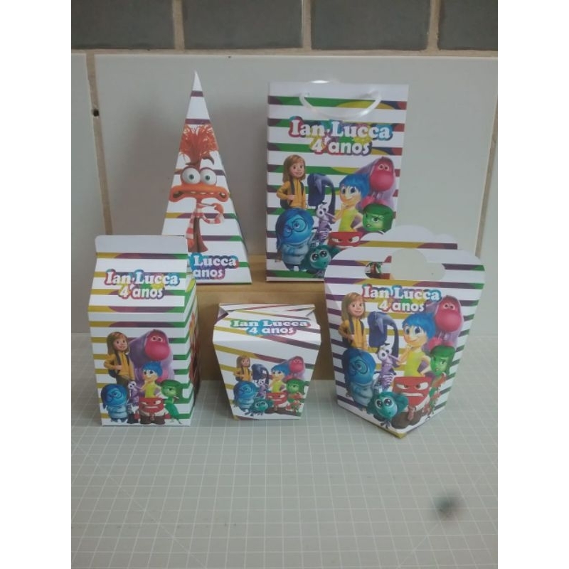 Caixas divertidamente /Kit personalizados divertidamente para lembrancinha