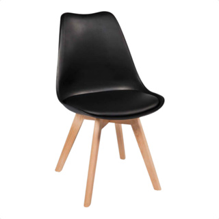 Cadeira Jantar Leda Eames Charles Saarinen Luisa Design Wood Estofada Pernas de Madeira em Oferta na Shopee