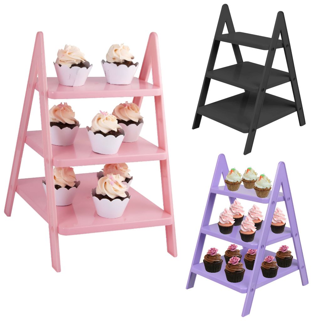 Escada Porta Doces De Mesa Decoração Aniversário Festa Evento Casamentos Escadinha Porta Doces