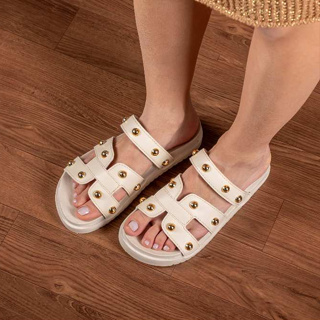 Sandalia Feminina Papete Birken Luxo Rasteira Feminina em Oferta na Shopee