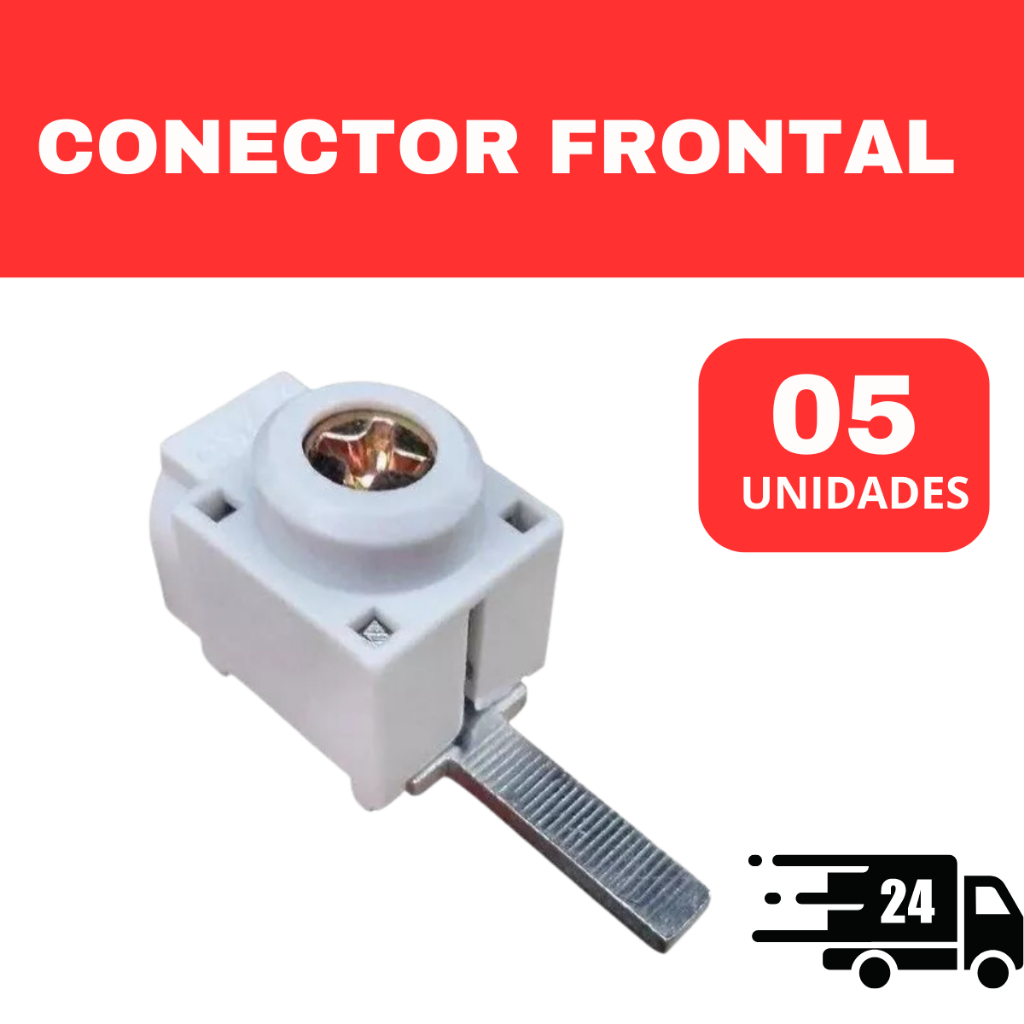 5 CONECTOR GENERICO FRONTAL 6MM-25MM TCL FRONTAL 25 MM 5 UNIDADES em Oferta na Shopee