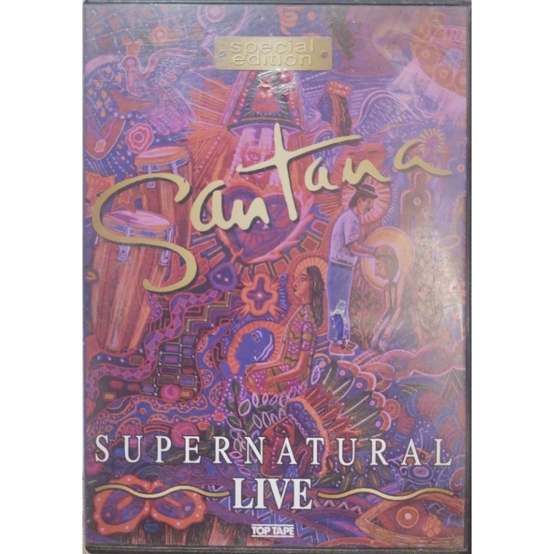 Dvd Santana Supernatural Live Otimo Estado