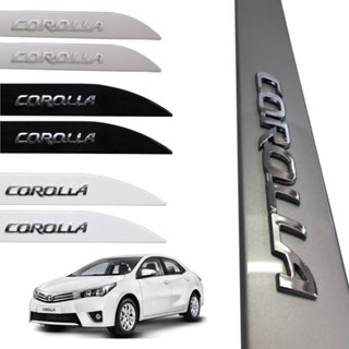 Jogo Friso Lateral Corolla 2012 A 2021 Cromado Cor Original Escrita Alto Relevo Cromado em Oferta na Shopee