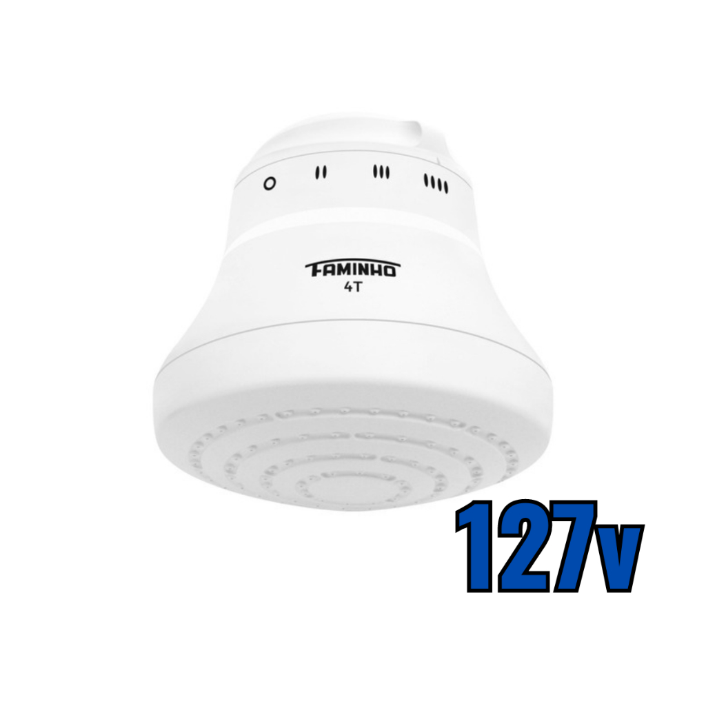 Chuveiro Ducha Faminho 4T Branco 127V 5400W em Oferta na Shopee