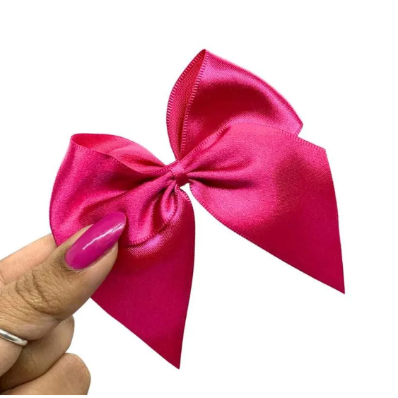 Kit 50 Laços de Cetim Tamanho Grande 10 cm Para Lembrancinha Personalizados Decoração Artesanal