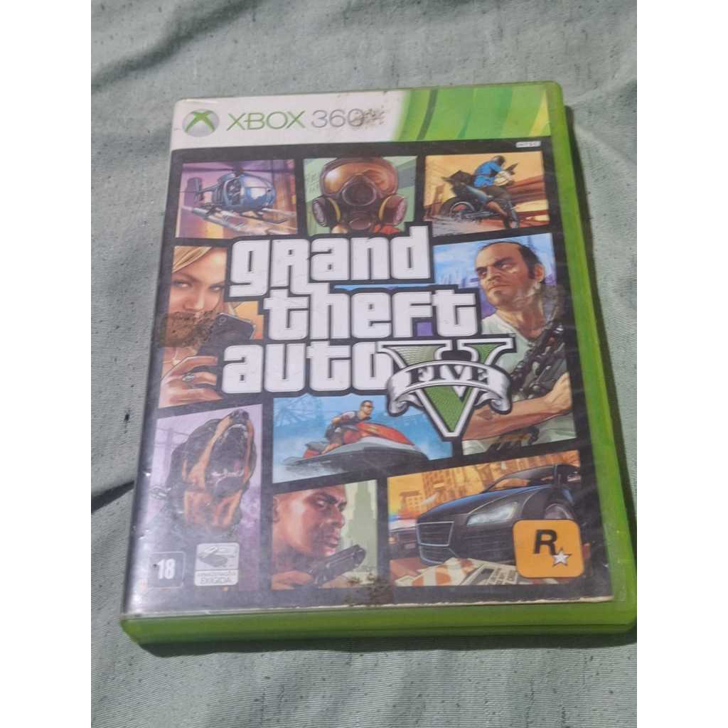 grand theft auto midia fisica original para xbox 360 bloqueado GTA 5 gta v