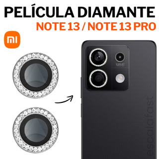 KIT Película Lente Proteção da Câmera Para Xiaomi Redmi Note 13 / Note 13 Pro 4G / 13C