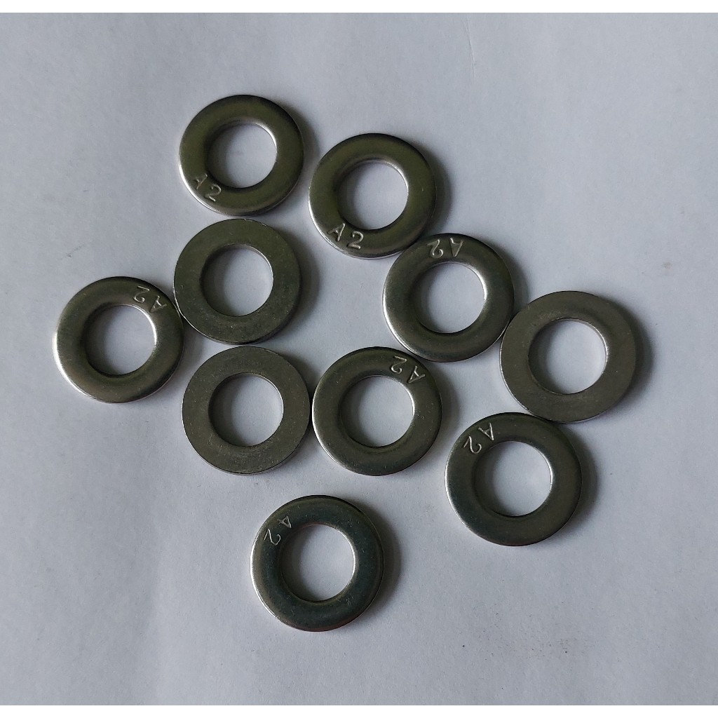 (Arruela redonda de aço inox 304 diâmetro de 1/4")