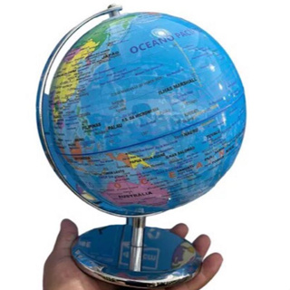 Globo Terrestre Político Decorativo Mapa Mundi Giratorio em Oferta na Shopee