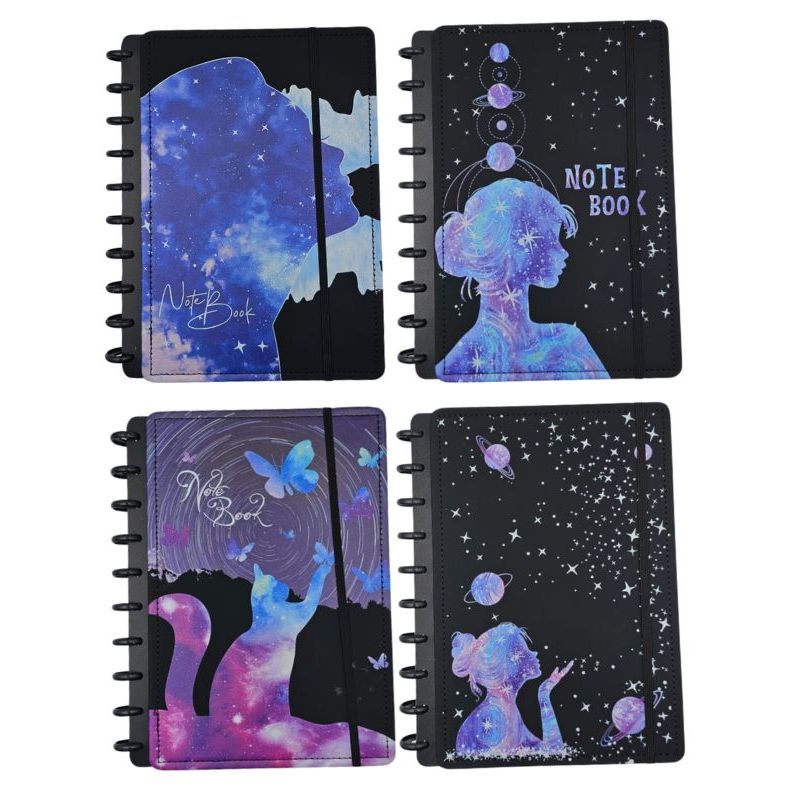 Caderno Inteligente Luxo Capa Dura De Courinho 80 Folhas A5 16cm*21cm