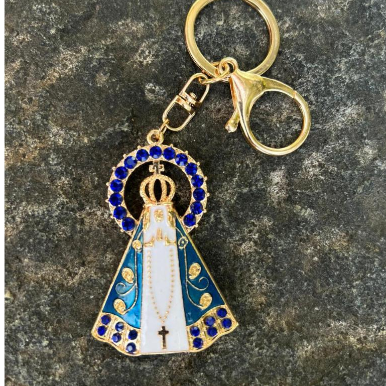 Chaveiro Lembrança Nossa Sehora Aparecida LINDO em Oferta na Shopee