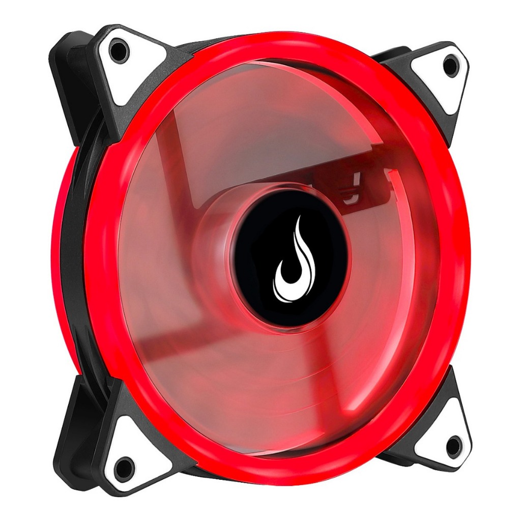 Cooler Fan Ring Gamer Dual Led Rgb 4 pinos 12v Controlável P/ Gabinete 120mm 120cm | Rise Mode Galaxy Motherboard