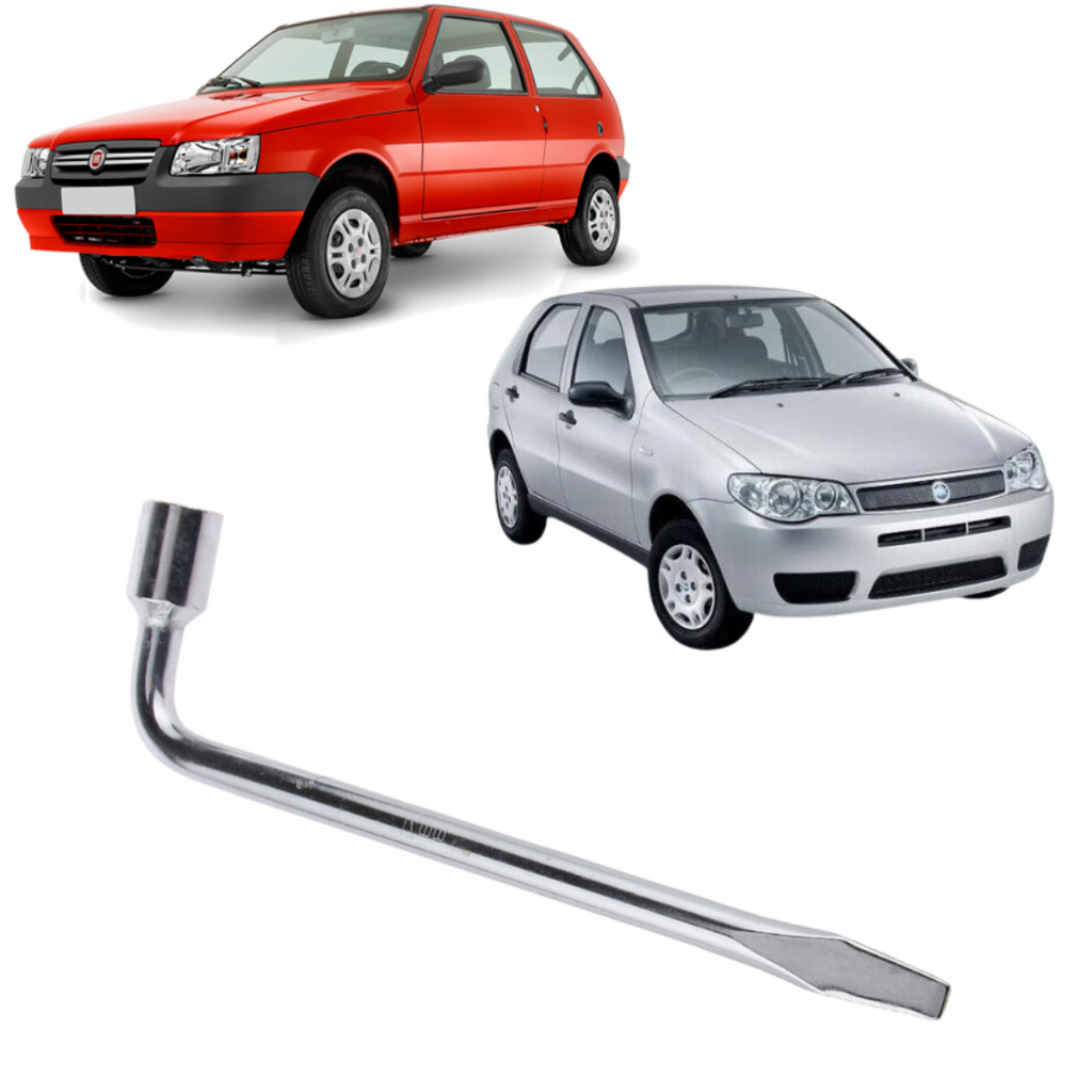 Chave De Roda L 19 Com Espátula Universal Fiat Pálio Uno