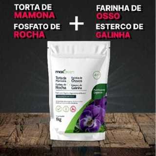 Fertilizante Orgânico Completo 4 em 1 (1kg) MAXGREEN em Oferta na Shopee