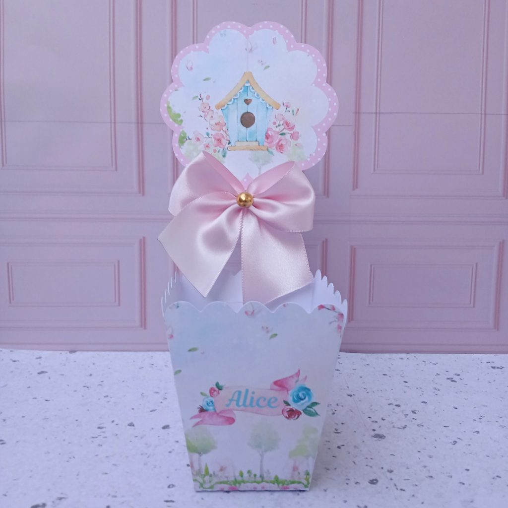 Cachepô JARDIM ENCANTADO | Centro de Mesa Festa Infantil | Fazemos todos os temas /PEGUE E MONTE em Oferta na Shopee