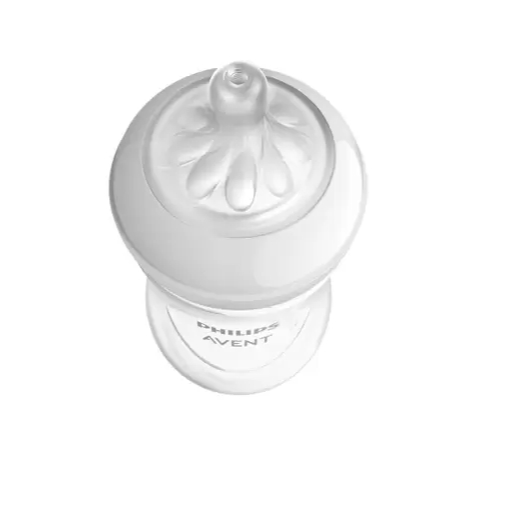 Pack 2 Mamadeiras Petala kit Anticólica transparente 125/260ml Avent Philips Nenem Bebe