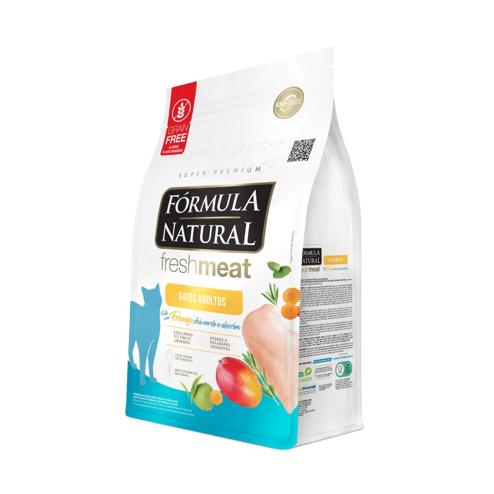 Ração Fórmula Natural Fresh Meat Gatos Adultos Sabor Frango 7kg Adimax - Pets