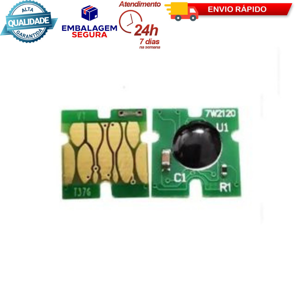 Chip de Cartucho T376 Para Impressora Epson Compatível  Pm525