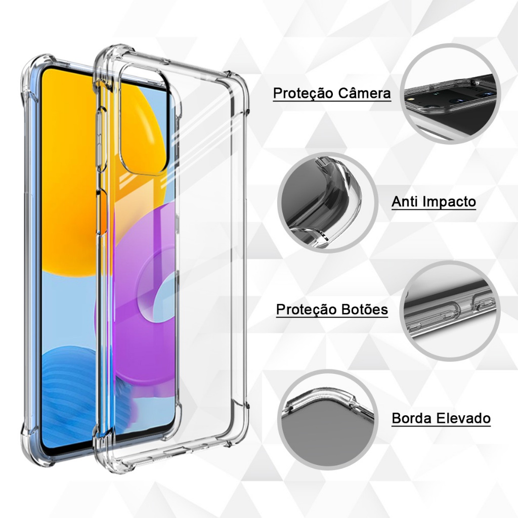 Capa Case Capinha Anti Impacto Compatível Com Todos Samsung Galaxy M55 M35 M54 M