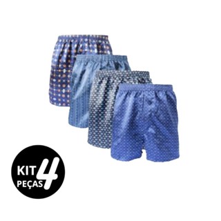 Kit 4 Cueca Samba Cancao Acetinada CORES- MULTICOLORIDAS em Oferta na Shopee
