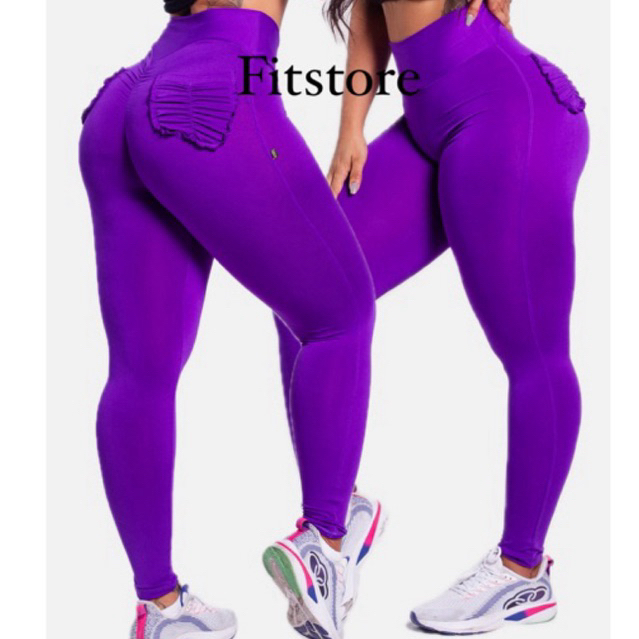 CALÇA LEG ACADEMIA  FEMININA MODA FITNESS ESPOTIVA  EMPINA BUMBUM  COM BOLSO ZERO TRANSPARÊNCIA em Oferta na Shopee