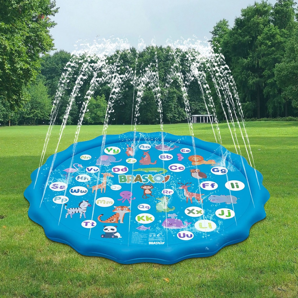 Splash Sprinkler Pad 170cm Piscina Chafariz Infantil em Oferta na Shopee