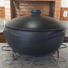 PANELA DE BARRO CAPIXABA 6 LITROS + SUPORTE