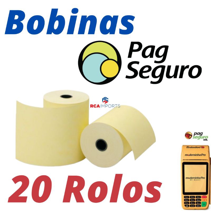 Bobina Térmica  PagSeguro - Original