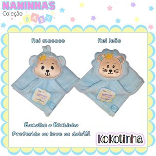 Naninha para bebês - Rei macaco / Rei Leão / matinha para bebês / naninha para meninos